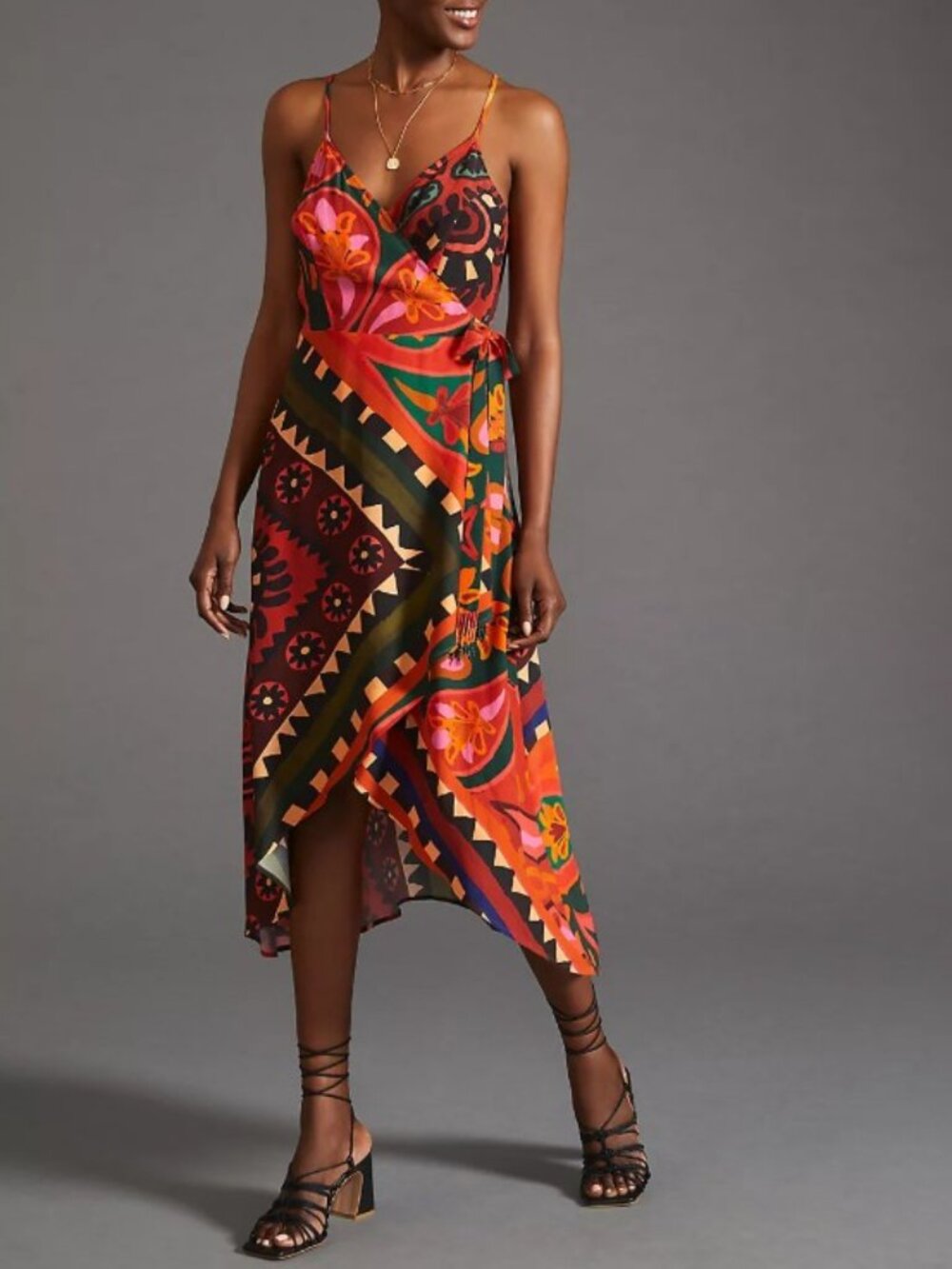 NWT Farm Rio x Anthropologie Hanky Wrap Dress Sz Small